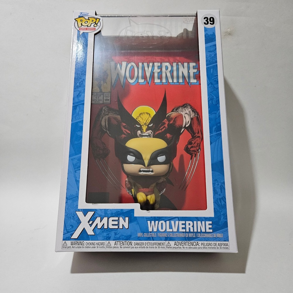 Funko Pop Comic Covers Wolverine 39 X-Men Marvel Vinyl Figure Brown Suit